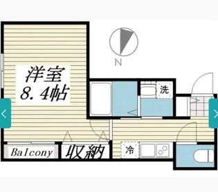 ベルグランデ吉野町【1階】の間取り