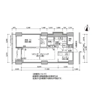 東雲キャナルコートCODAN16号棟【4階】の間取り