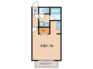 プリミエール豊栄【2階】の間取り