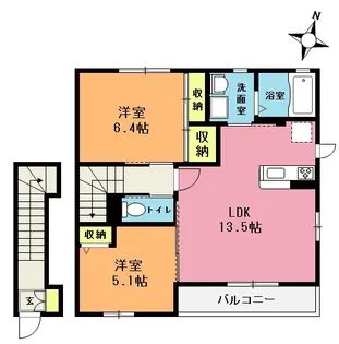 メゾンドサリー【2階】の間取り