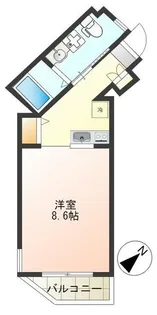 ジョワ大崎【2階】の間取り