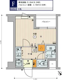 スカイコート豊島南長崎【2階】の間取り