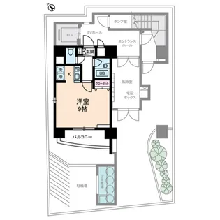 アムス志村【1階】の間取り