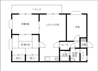 エンゼルコーポ【3階】の間取り