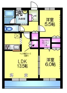 扇グリーンヴィレッジ C【3階】の間取り