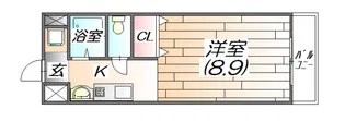 ソレアード広野【4階】の間取り