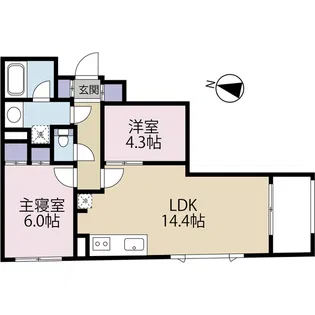 Residence Motomachi【4階】の間取り