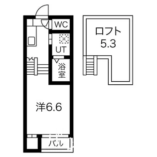 Villa La Fonte【1階】の間取り