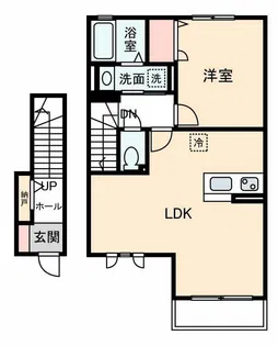 ラグーナヒルズ【2階】の間取り