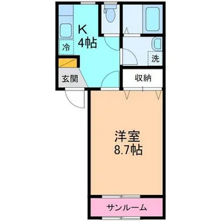 ドミールIII【1階】の間取り