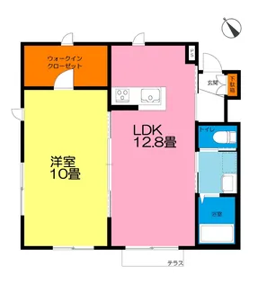 プランドールS【1階】の間取り