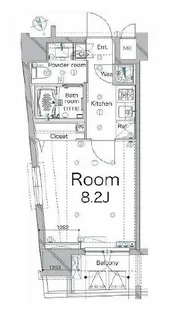 メイクスデザイン南青山【7階】の間取り