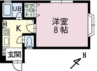 ジャストハウス【2階】の間取り