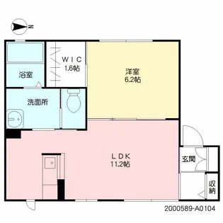 グランディール【1階】の間取り