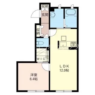 シュウフロンティア【1階】の間取り