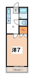 ウインディ国見【1階】の間取り