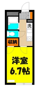 埼玉県川口市青木4【アパート】の間取り