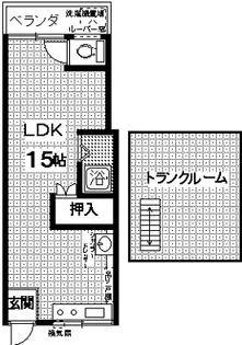 スズランハイツ【2階】の間取り