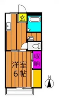 アンダンテ福井 B【1階】の間取り