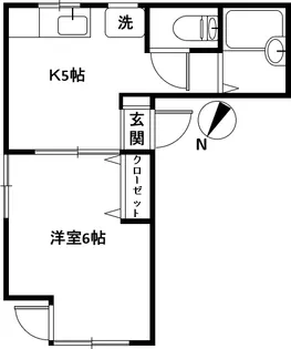 ラフォンターナ【1階】の間取り