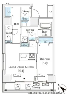 オーパスレジデンス南青山【6階】の間取り