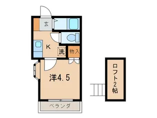 ベルハイム【1階】の間取り