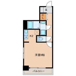 静岡県浜松市中央区元浜町【マンション】の間取り