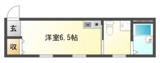 フェラ3番館【4階】の間取り