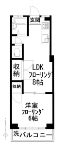 コマハイム【4階】の間取り