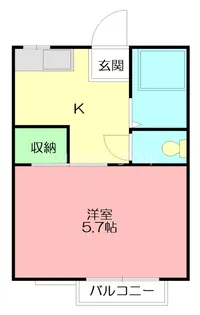 神奈川県秦野市南矢名【アパート】の間取り