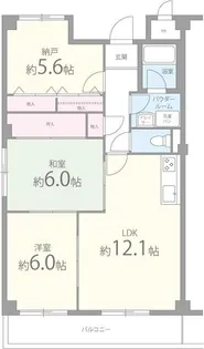 コンコードトキワ【3階】の間取り