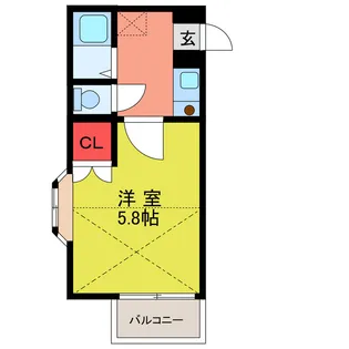 グランモア坂戸【2階】の間取り