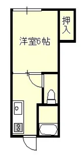 サンハイツ富士見A【1階】の間取り