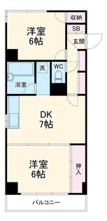 ビジュアルピア【5階】の間取り