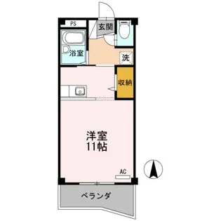 山口県岩国市藤生町1【マンション】の間取り