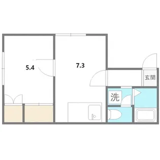 ウィンテラスII【3階】の間取り