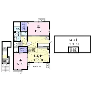 スプリングフォレストIII【2階】の間取り