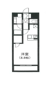 第8ライブリービル【3階】の間取り