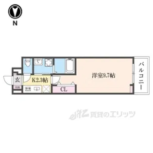 ヒカルサ奈良大森西ノース【3階】の間取り