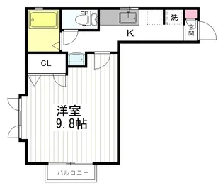 セフィラ・エイ宮城野【2階】の間取り