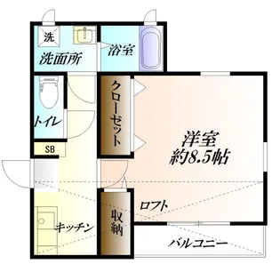 アリオン銀座【2階】の間取り