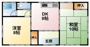 千葉県茂原市清水【一戸建】の間取り