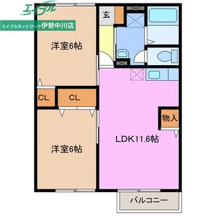 セレソ B棟【1階】の間取り