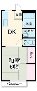 サンリバティVI【2階】の間取り