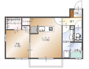 D-roomSUMON柳橋【1階】の間取り