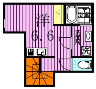 東京都葛飾区堀切5【アパート】の間取り