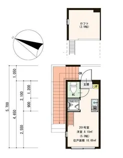 ハーモニーテラス大森東【2階】の間取り