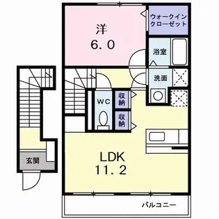 グラン ベルジュ A【2階】の間取り
