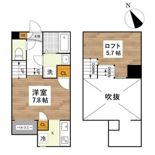PLUSエス【1階】の間取り