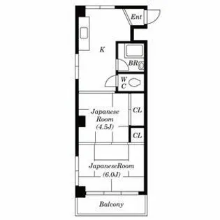 東京都世田谷区宮坂2【マンション】の間取り